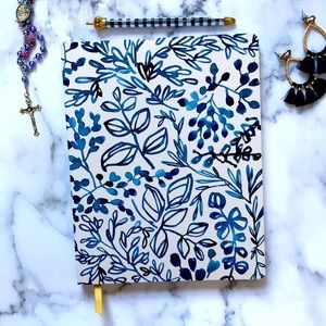 Beautiful Blue Notebook Stationary